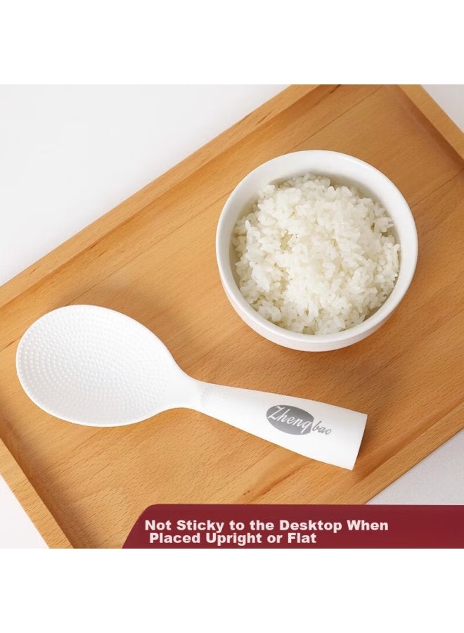 Dipple Dipuer Non-stick Rice Spoon, Upright Design For Home Use, Rice Serving Ladle For Rice Cooker, Non-stick Rice Scoop - Image 4