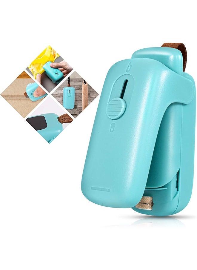 General Mini Bag Sealer, Handheld Heat Vacuum Sealer, 2 in 1 Sealer and Cutter with Lanyard, Portable Resealer Machine for Plastic Bags Food Storage Snacks Freshness  - Image 1
