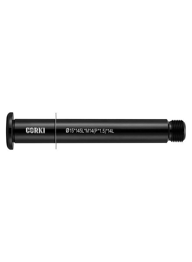 corki Cycles Thru Axles for Fox Fork 15mm, Bike Hub Adapter Axle Mountain Road Bike Quick Release Aluminum Alloy Axle - 15mm*100mm/15mm*110mm - Image 1