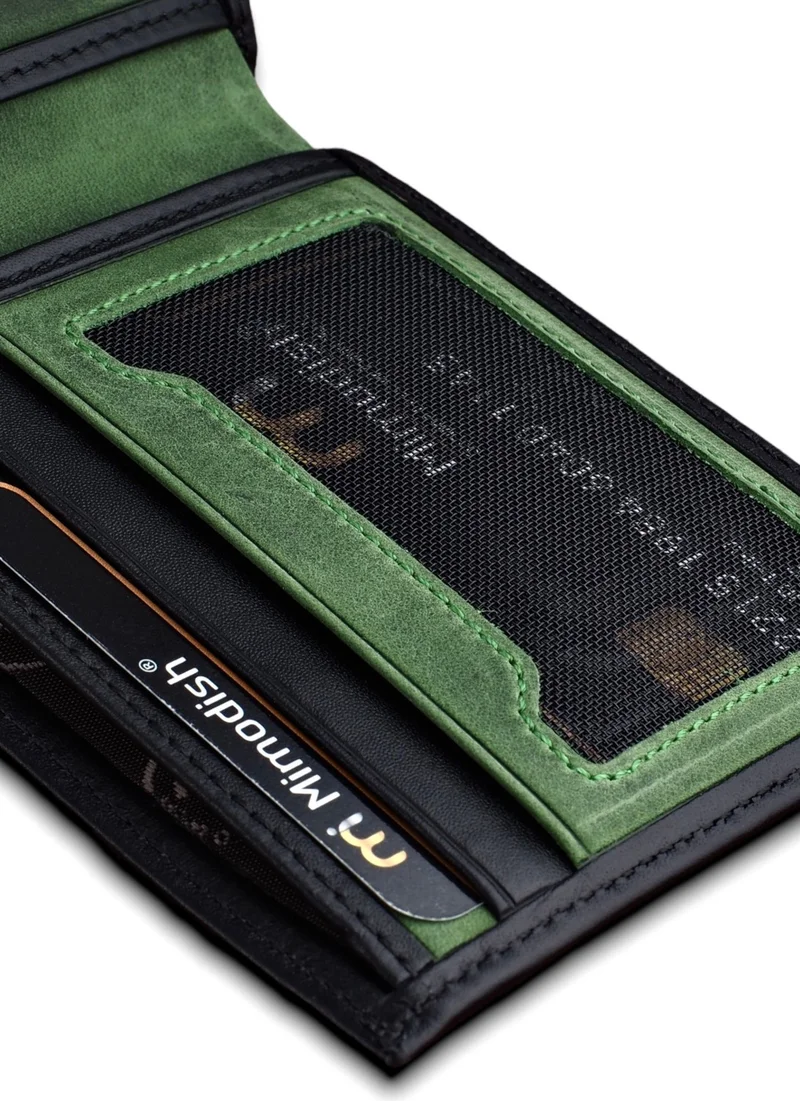 Mimodish 062 Leather Luxury Men's Wallet and Credit Card Holder