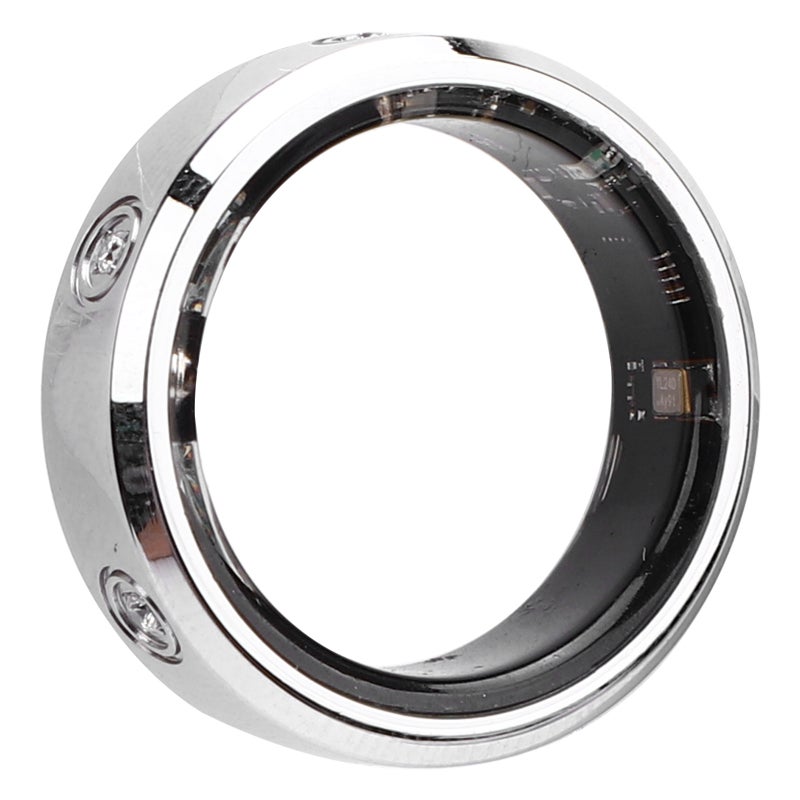 Smart Ring #7 (17.5mm Inner Diameter) IP68 Waterproof Fitness Tracker Ring - Stylish 6.3mm Narrow Design Bluetooth Photo Taking Ring for Swimming Workouts Daily Fitness Tracking Stylish Active Wear - Image 2