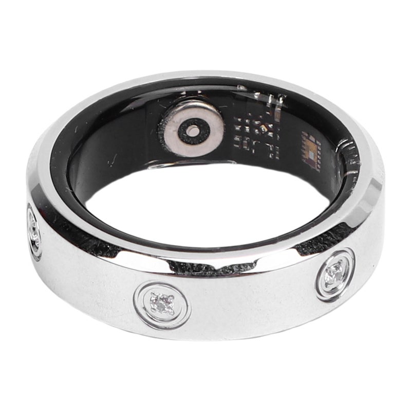Smart Ring #7 (17.5mm Inner Diameter) IP68 Waterproof Fitness Tracker Ring - Stylish 6.3mm Narrow Design Bluetooth Photo Taking Ring for Swimming Workouts Daily Fitness Tracking Stylish Active Wear - Image 3