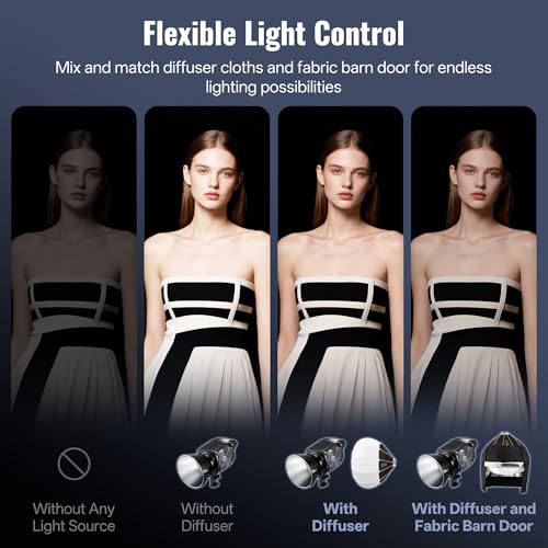 ZHIYUN 255inch65cm21ft Lantern Softbox with Bowens Mount Professional Video Light Softbox for Photography Studio Video Recording Portraits Shooting Compatible for Molus G200 G300 BSeries - Image 3