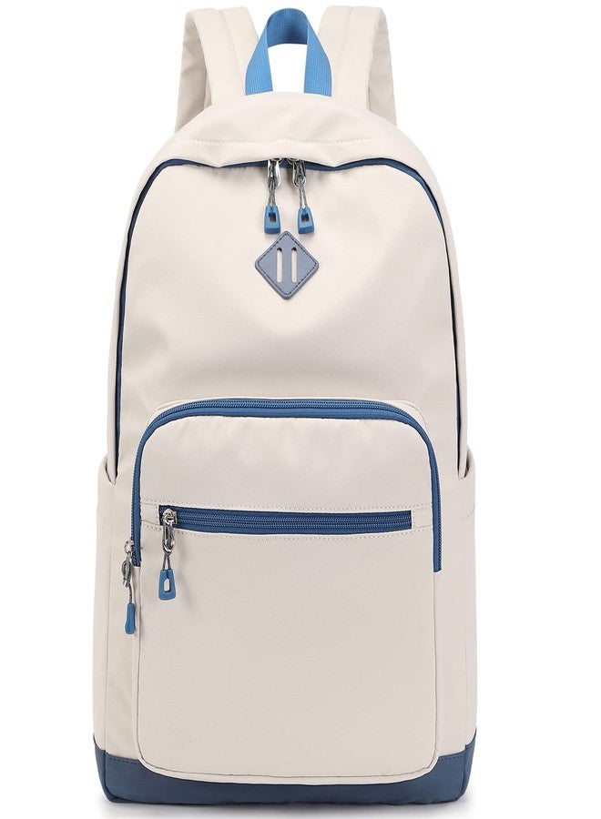 Lohol Lightweight & Casual Daypacks for Men, Women & Students, Perfect Daily Backpack for School, Work, and Travel, Beige, Medium, Rucksack Backpacks - Image 1