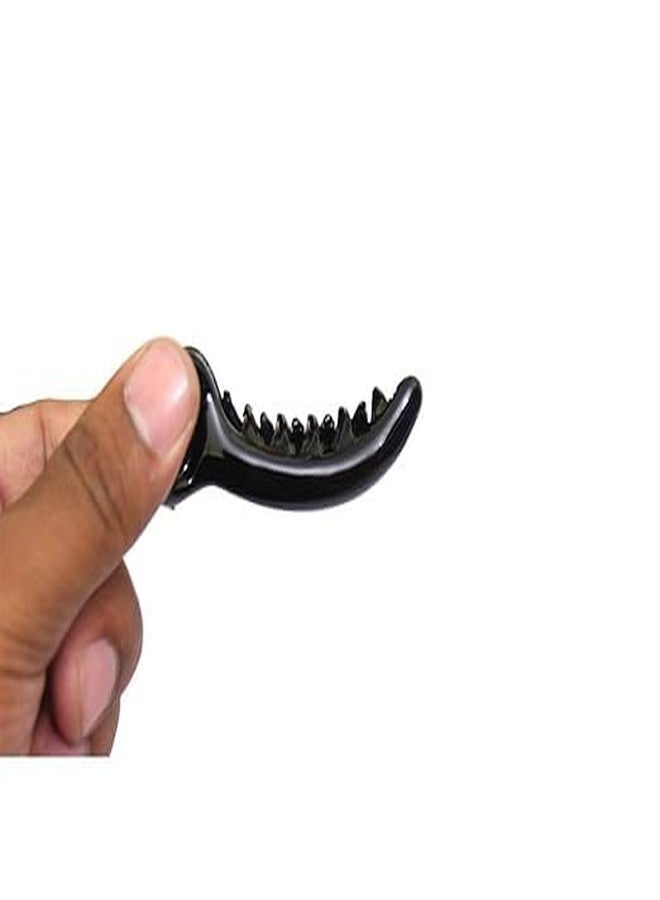 SMART VILLA TRADERS Plastic Banana Hair Clips/Clutch for Girls and Women (Black, Pack of 1) - Image 4
