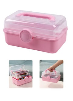 Small Tool Organizer,Toy Organizer,Pencil Case,Small Box, Organizer, Folding Tool Box, Craft Organizer with Handle, Pink - pzsku/ZF4913ECB2A2D18145275Z/45/1741229707/fa1b9197-820e-49a3-abc6-e688ad3e33ae