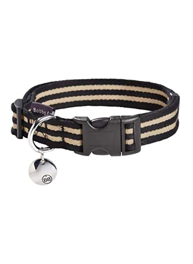 NIBEMINENT Tennis Dog Collar Black/Beige