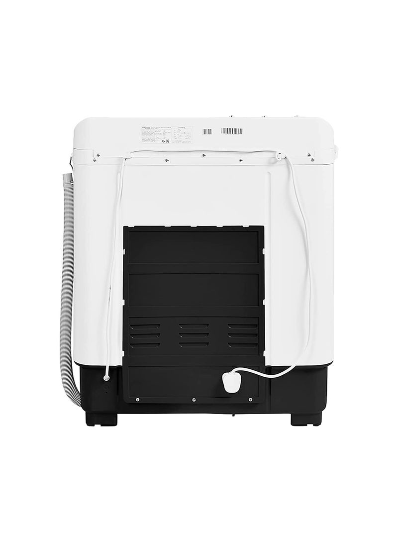 SUPER GENERAL Twin Tub Washing Machine SGW75 White/ Blue - Image 2