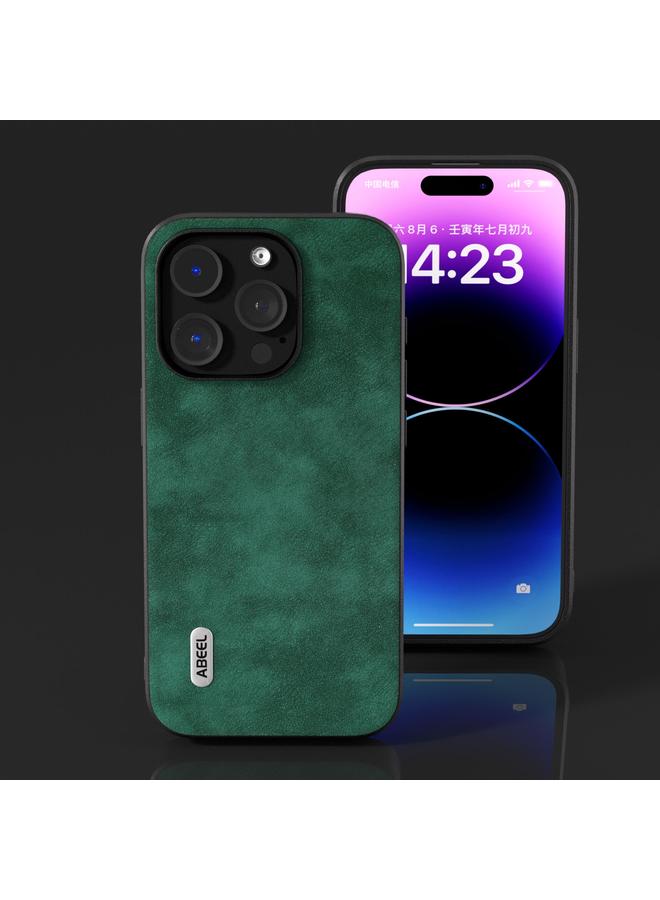 S-TOP Case For iPhone 15 Pro ABEEL Morocco Texture PU Phone Case - Image 2