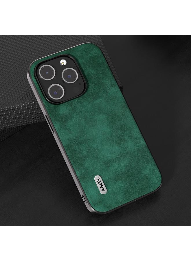 S-TOP Case For iPhone 15 Pro ABEEL Morocco Texture PU Phone Case - Image 3