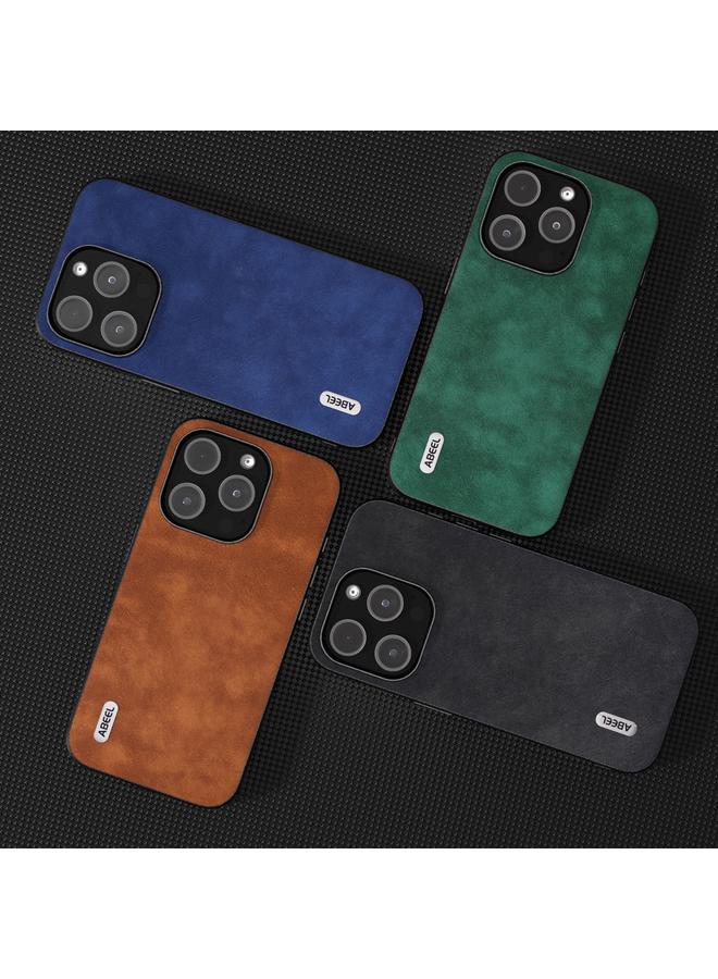 S-TOP Case For iPhone 15 Pro ABEEL Morocco Texture PU Phone Case - Image 5