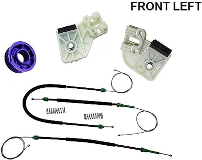 QASULER Car Window Regulator Repair Clips Kit for VW POLO 9N - Image 2