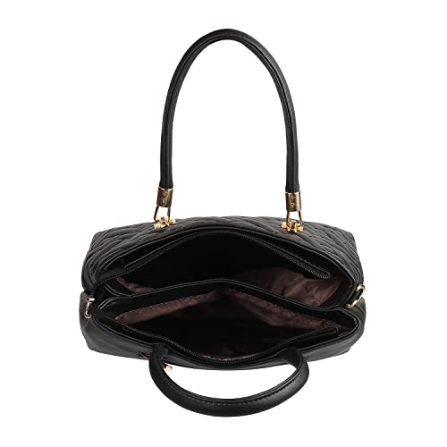 Metro Womens Synthetic Black Shoulder Bag (One Size) - Image 2