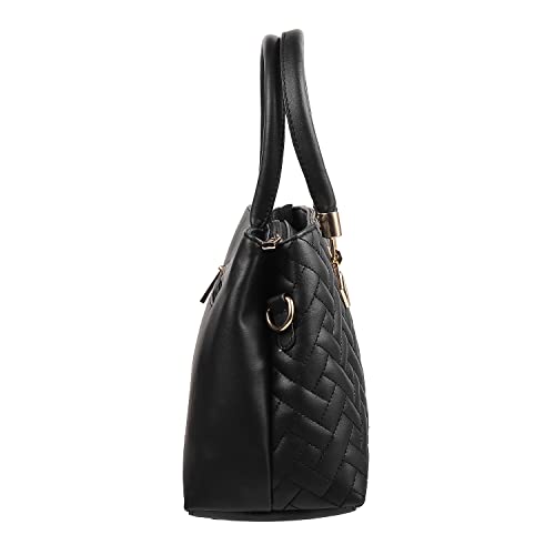 Metro Womens Synthetic Black Shoulder Bag (One Size) - Image 4