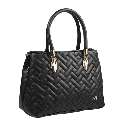 Metro Womens Synthetic Black Shoulder Bag (One Size) - Image 5