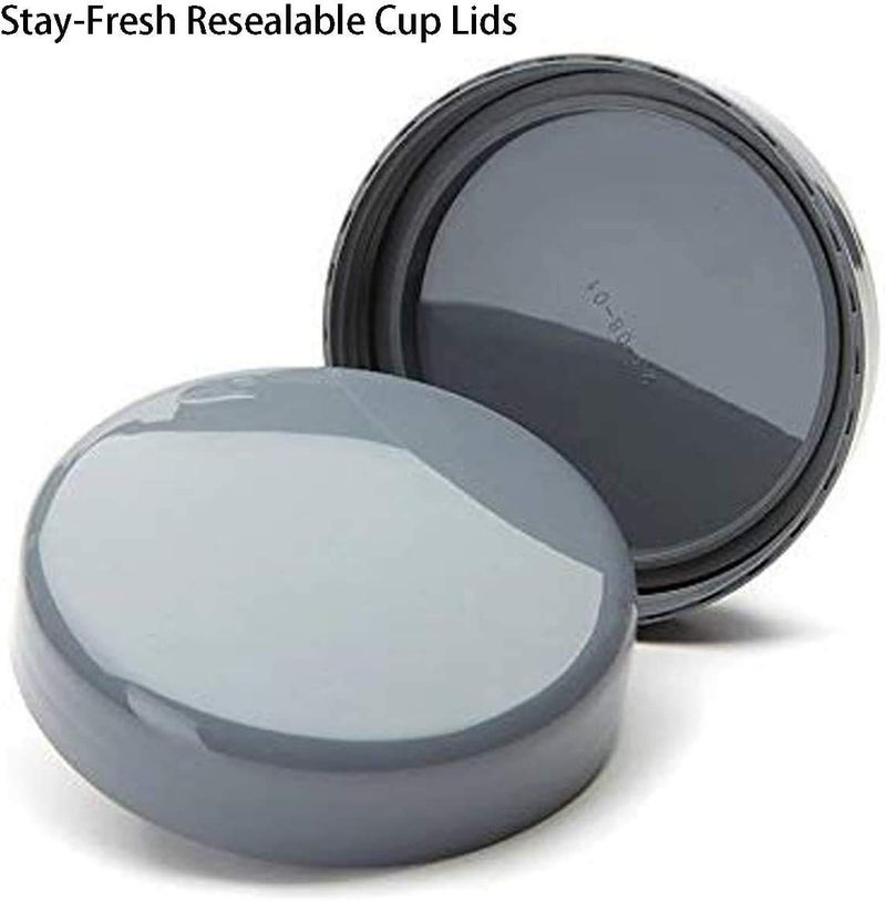 Funtuan Stay-Fresh Resealable Cup Lids & Flip Top To-go Lid - Replacement parts for 600w & 900w NutriBullet Blender 32/24/18OZ Cups - Image 2