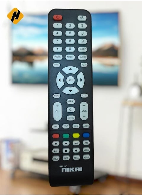 Replacement Remote Compatible With Nikai Smart Tv
