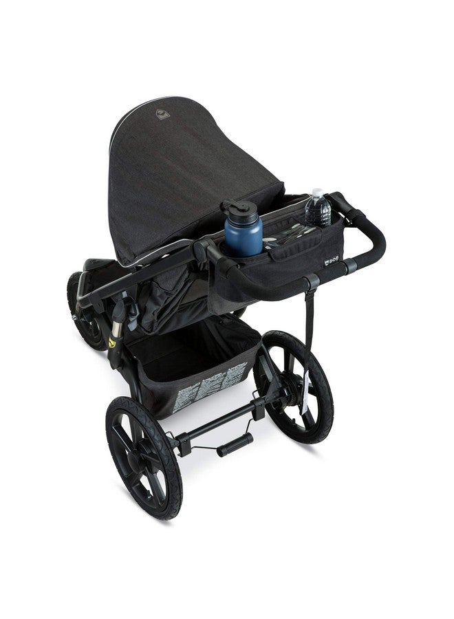 BOB Gear Deluxe Handlebar Console With Tire Pump For Single Jogging Strollers Black - Image 5
