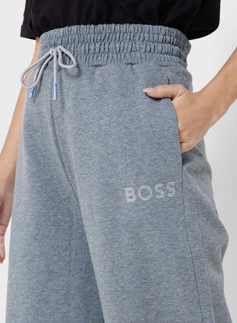 BOSS Wide Leg Sweatpants