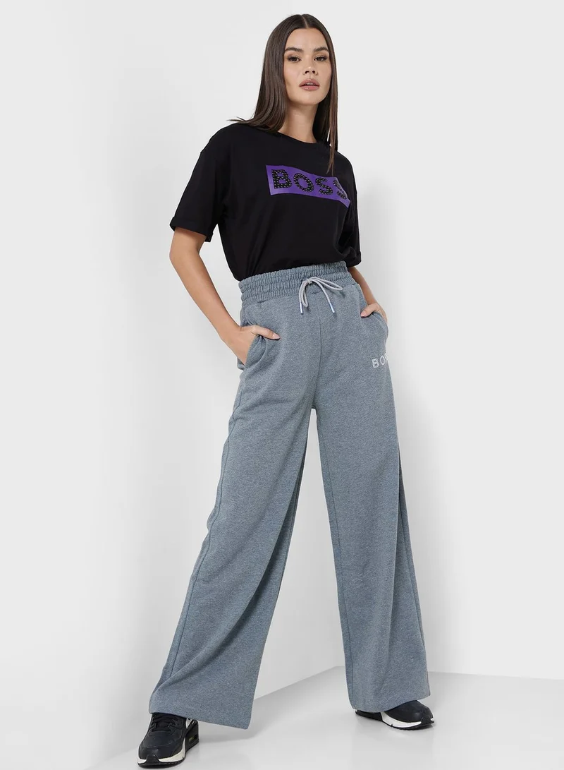 BOSS Wide Leg Sweatpants