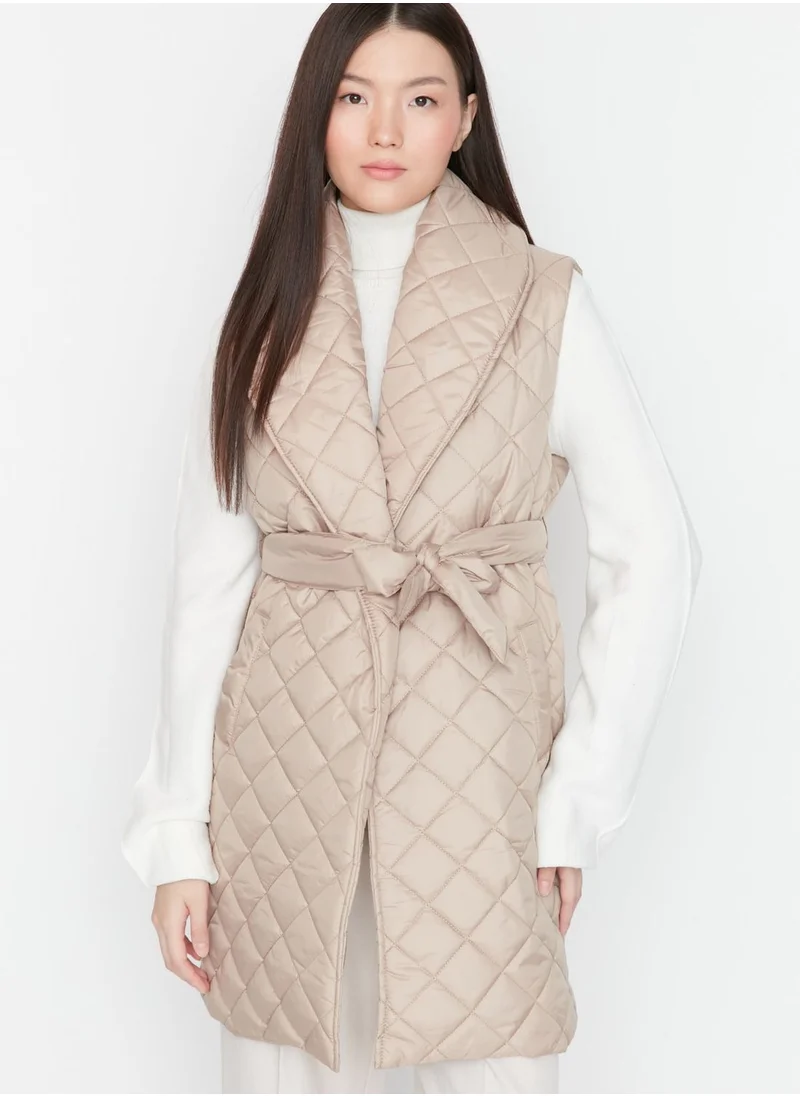 trendyol Tie Detail Coat