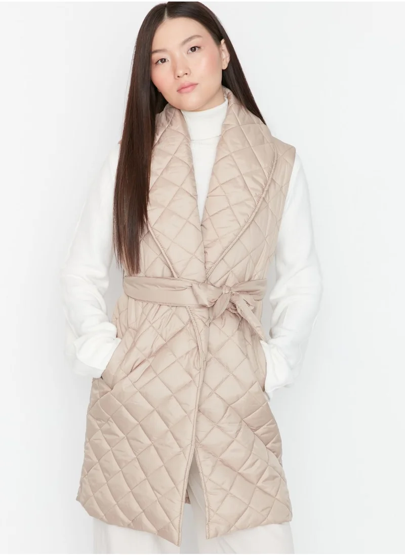 trendyol Tie Detail Coat