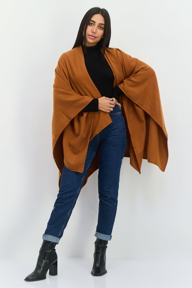 Jones New York Women Knitted Super Soft Scarves 195 x 86 cm, Brown  - Image 4
