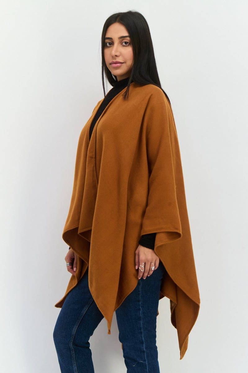 Jones New York Women Knitted Super Soft Scarves 195 x 86 cm, Brown  - Image 2