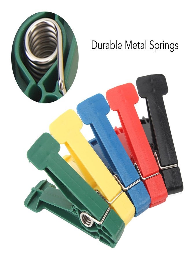 Denash 5PCS Pinch Clips, Different Strength Levels Graded Graded Pinch Pin Exerciser, Improved Grip Metal Springs for Hand Therapy - Image 5