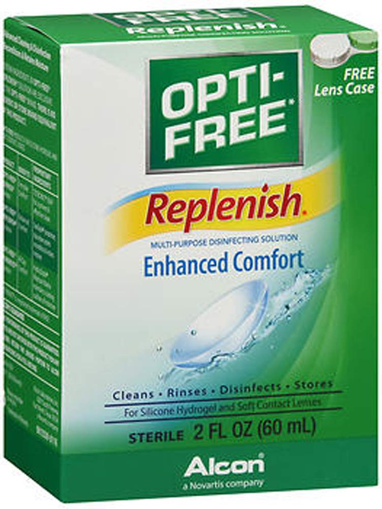 Opti-Free RepleniSH Multi Purpose Disinfecting Solution-2 Fl Oz (60 ml), Carry On Size - Image 3