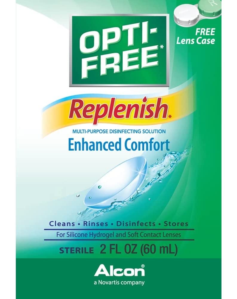 Opti-Free RepleniSH Multi Purpose Disinfecting Solution-2 Fl Oz (60 ml), Carry On Size - Image 1