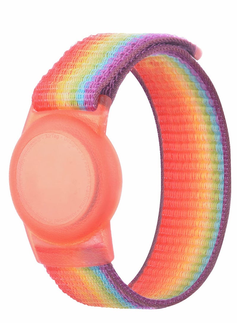SOLARAE Children's Wristbands Adjustable Wristbands for Apple Airtag Children's Anti-dislodging Breathable Nylon Wristbands - Image 1