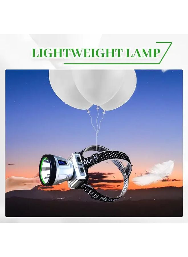 Motion Sensing Rechargeable Head Lamp 1pc Adjustable Hands Free Light For Running Hunting - Image 5