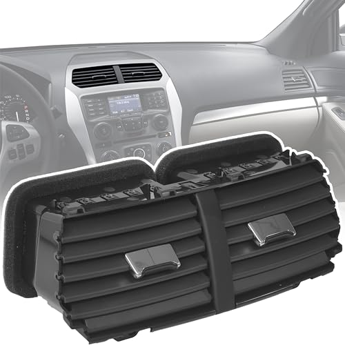DIMEANI Center Air Vent Compatible with Ford Explorer 2011 2012 2013 2014 2015 AC vent A/C vent Replace BB5Z-19893-AD BB5Z-19893-AA BB53-19C681-A BB5319C681 - Image 1