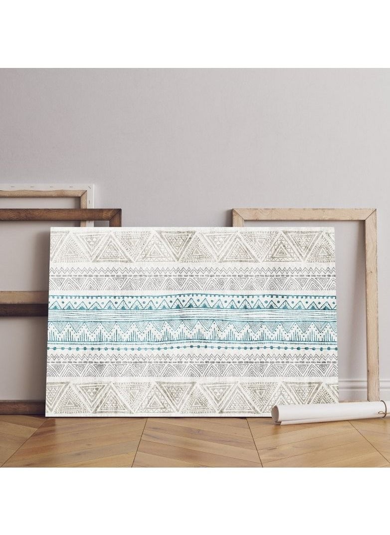 Home Gallery home gallery geometric-ikat-aztec-ethnic-pattern Printed canvas wall art 
