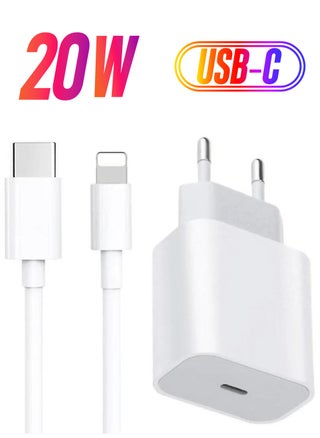 For Iphone 20w Charger Apple 11/12/13 Usb-c To Lightning Power Adapter 1m Data Cable Eu Plug - pzsku/ZF492319DEE3E9A7322B4Z/45/_/1738267155/f4a3e8ca-3ab0-4525-a2da-b010f8226aed