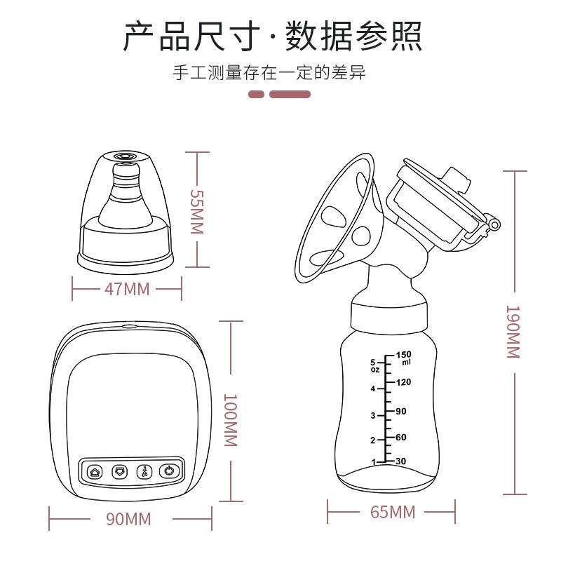 Dieqi Electric Breast Pump, High Suction Milk Collector, Postpartum Lactation Stimulator, Breastpump, Breast Milk - Image 4