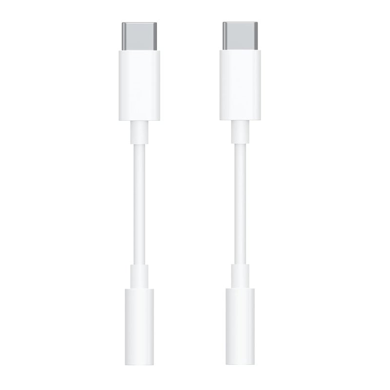 esbeecables [Apple MFi Certified] iPhone 17 16 15 Headphone Adapter, 2 Pack USB Type C to 3.5mm Female Aux Audio Dongle Adapter Cable Cord for iPhone 17 16 15 Pro Max, Galaxy S25 S24 S23 Ultra, Pixel 9 8 7 - Image 1