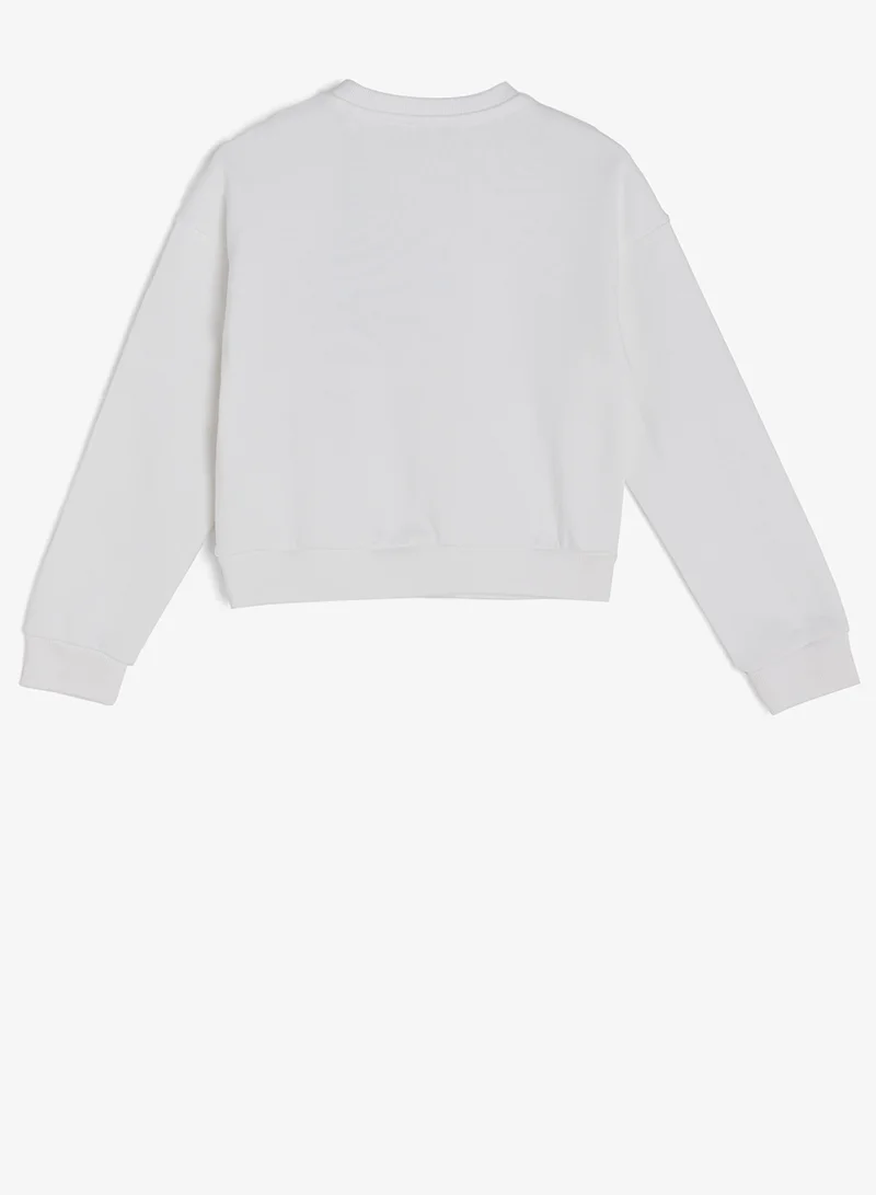 Guess Youth Graphic Crew Neck Sweatshirt