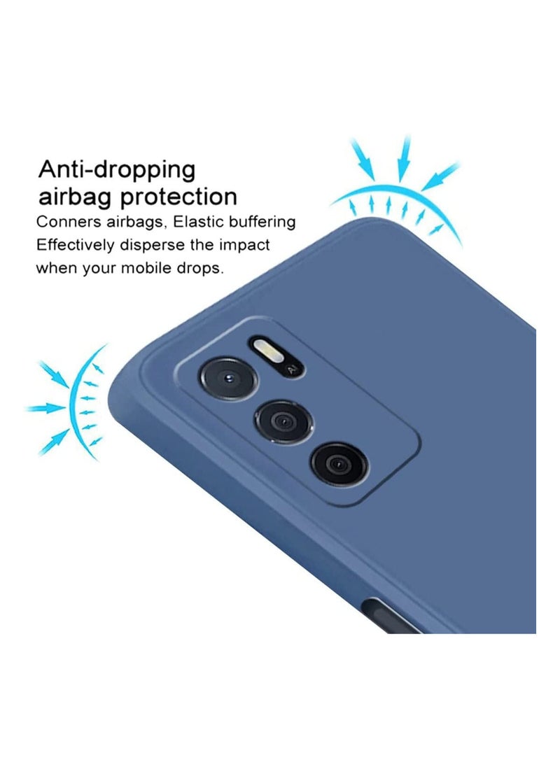 Generic - Camera Protection Flexible Back Case Cover for  Oppo A16 (Blue) - Image 1