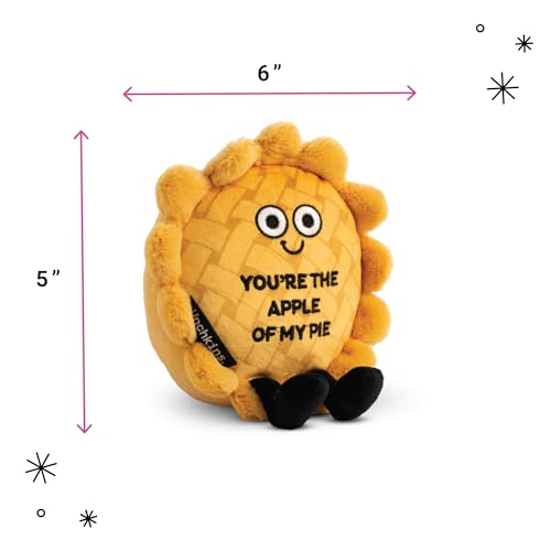 Punchkins Pie Plushie Youre The Apple of My Pie Cute Apple Pie Plush Food Plushie Gift for Kids - Image 5