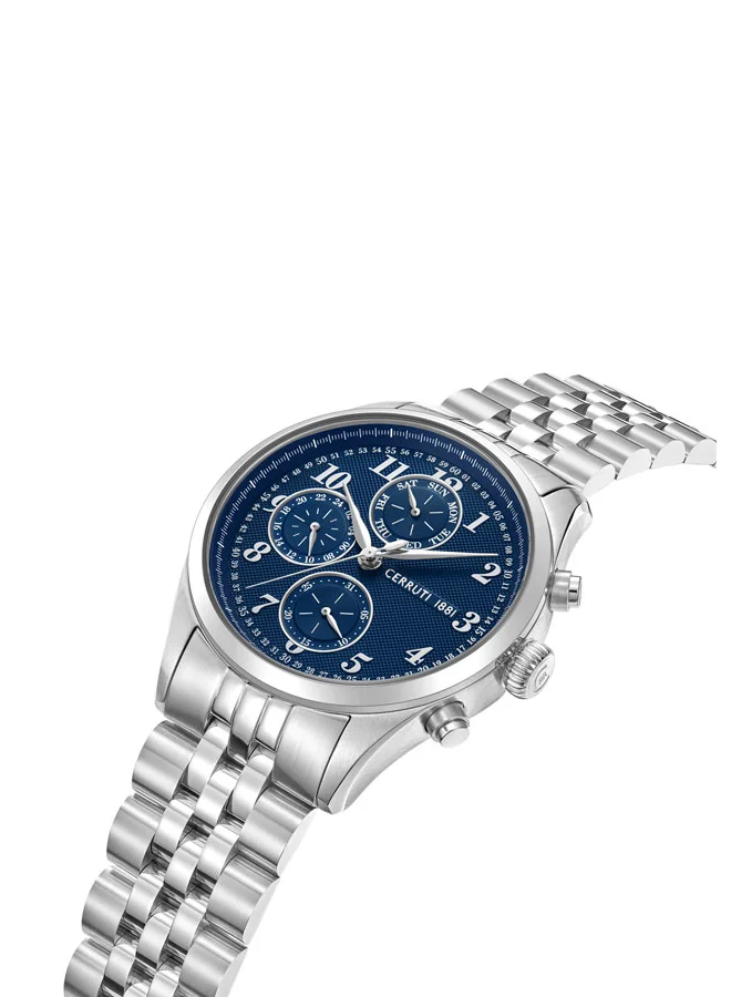 شيروتي 1881 Cerruti 1881 Watch for Men with Navy Blue Dial in 51 MM