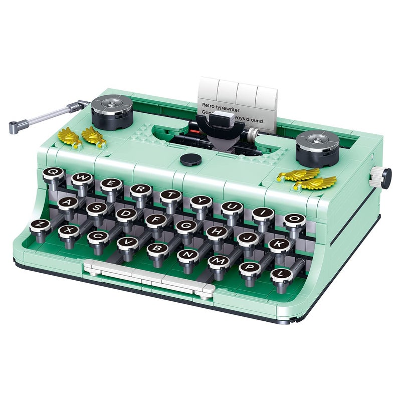 ELAICREE Ideas Retro Typewriter Building Set for Adults 820PCS Classic Retro Series Typewriters Toys Model Best Nostalgic Gift - Image 2