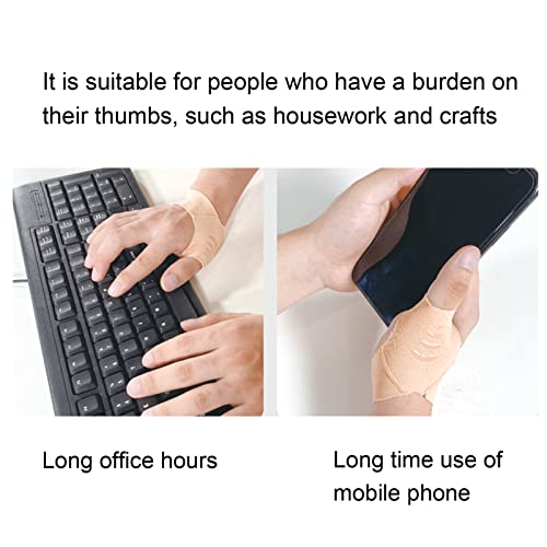 Yosoo Health Gear Thumb Support Brace CMC Joint Thumb Splint Soft Thumb Compression Sleeve Protector for Joint Pain Tendonitis SprainsL - Image 4