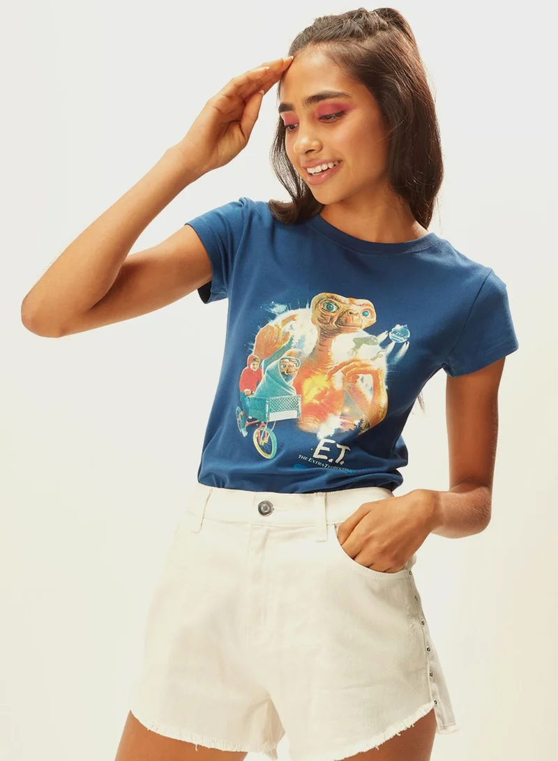 SP Characters Crew Neck Graphic T-Shirt