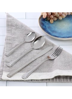 GIBSON Gibson Home Tustin 3 Piece Stainless Steel Dinner Knife Flatware Set in Silver  - Image 5