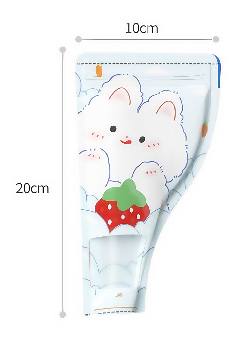 Vinnatsu 30PCS Bag Simpanan Serbuk Susu Bayi,Milk Powder Bag Baby Milk Storage Bag Portable Disposable Leakproof Powder Bags Double Sealed,Bag Simpanan Serbuk Susu Mudah Alih  - Image 2