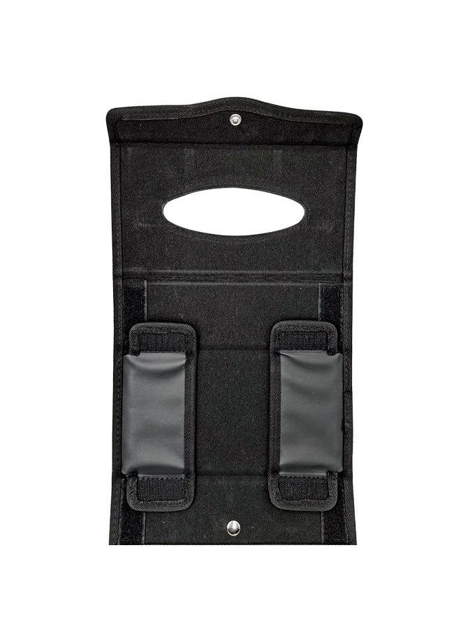 Car Tissue Holder PU Leather Foldable Tissue Box Organizer Napkin Holder for Car Seat Sun Visor Dashboard Home Office Use - Image 4