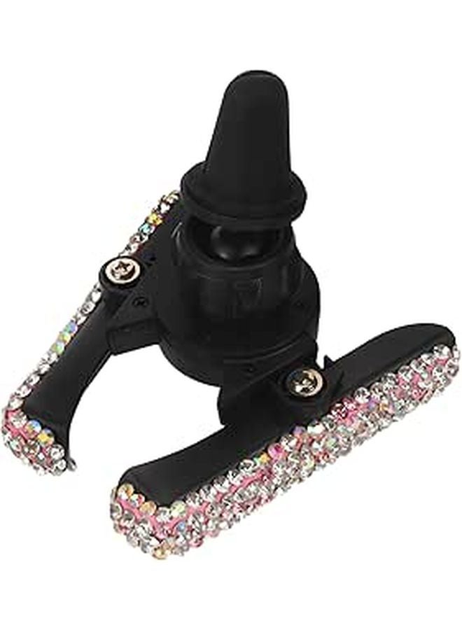 Crystal Rhinestone Car Vent Phone Holder Mount with 360 Degree Rotation for Dashboard - Image 1
