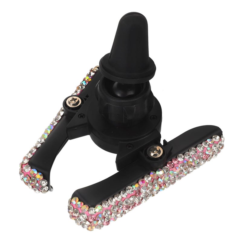 Crystal Rhinestone Car Vent Phone Holder Mount with 360 Degree Rotation for Dashboard - Image 2